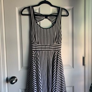 Black & White Striped Dress